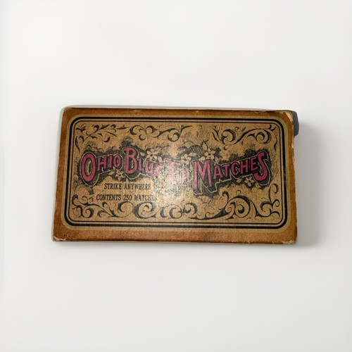 Ohio blue tip matches - matches, empty