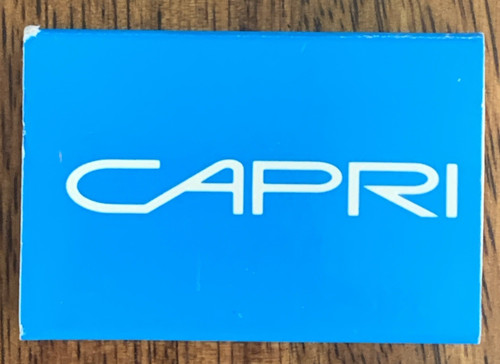 Capri surprising matchbook - capri,