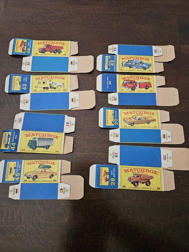 Lot vintage 1960s matchbox - of,
