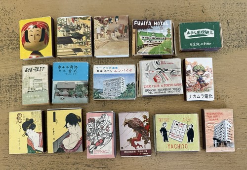 Vintage matchboxes japan asian - matchboxes,