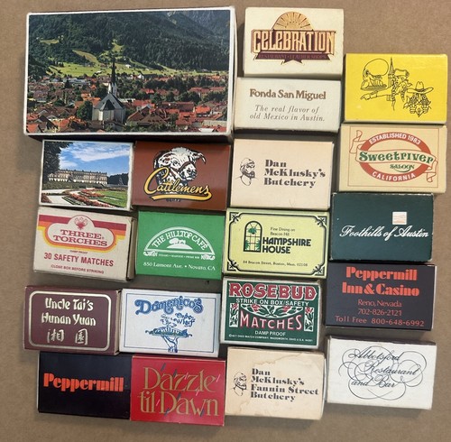 Vintage matchboxes different - matchboxes,