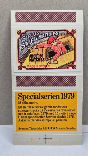 Vintage matchbox box - vintage, sirius