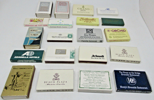 International empty matchboxes - international,