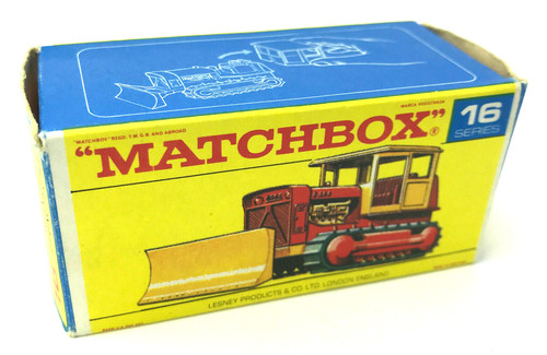 Vtg matchbox car - #16, case