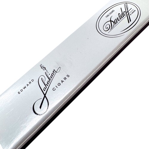 Empty edward sahakian cigars - sahakian,