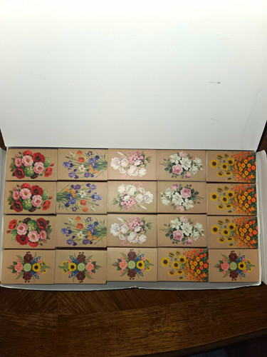 60pcs flower empty - 60pcs, matchboxes