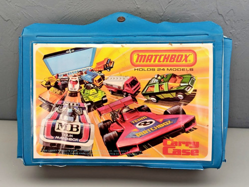 Vintage matchbox carry case - vintage,