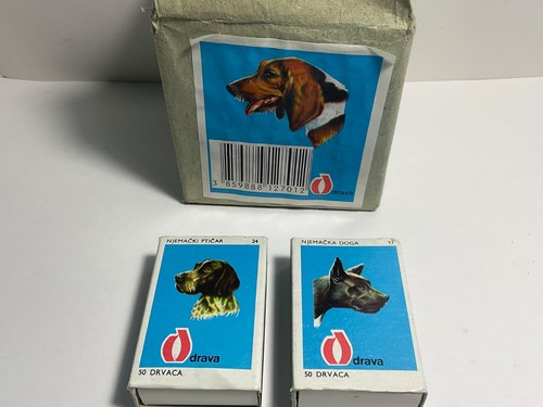 Vtg matchbox lot mixed dogs - lot,