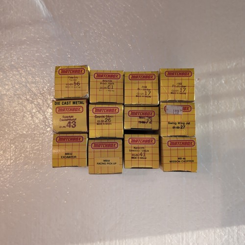 Matchbox lot empty - matchbox,